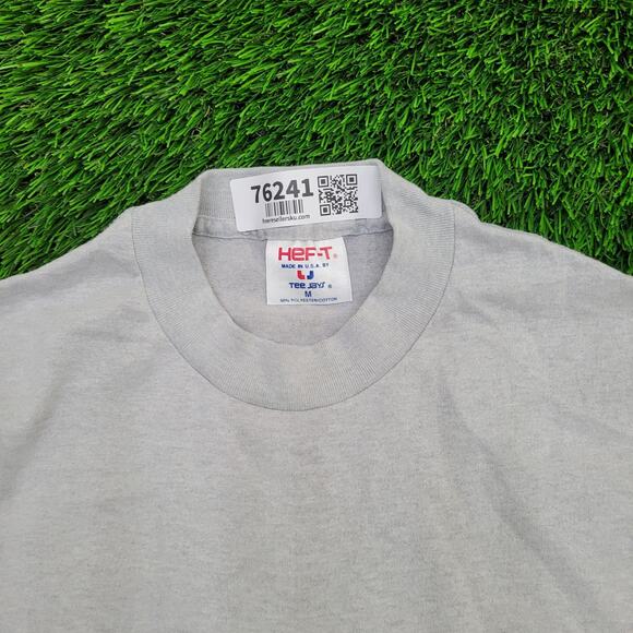 Vintage 80s HEF-T By Tee-Jays Blank Shirt Womens XS/S 17x25 USA - Picture 2 of 12